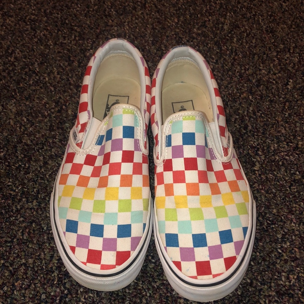 Rainbow Slip On Vans